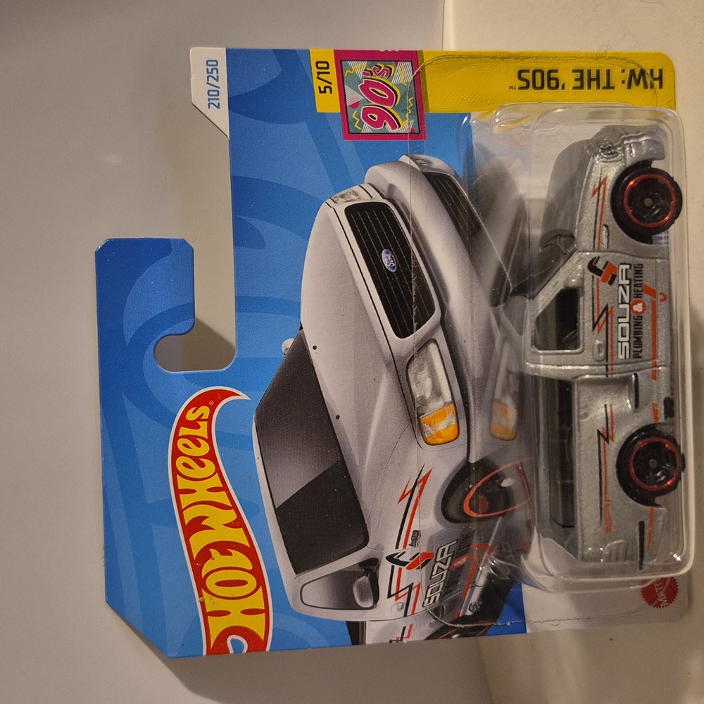 D4 Hot Wheels 99 Ford F150 SVT Lightning short card